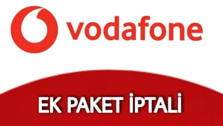 Vodafone Paket İptali